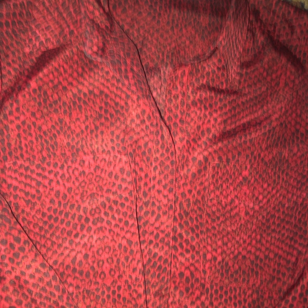 Red python blouse - Picture 7 of 7